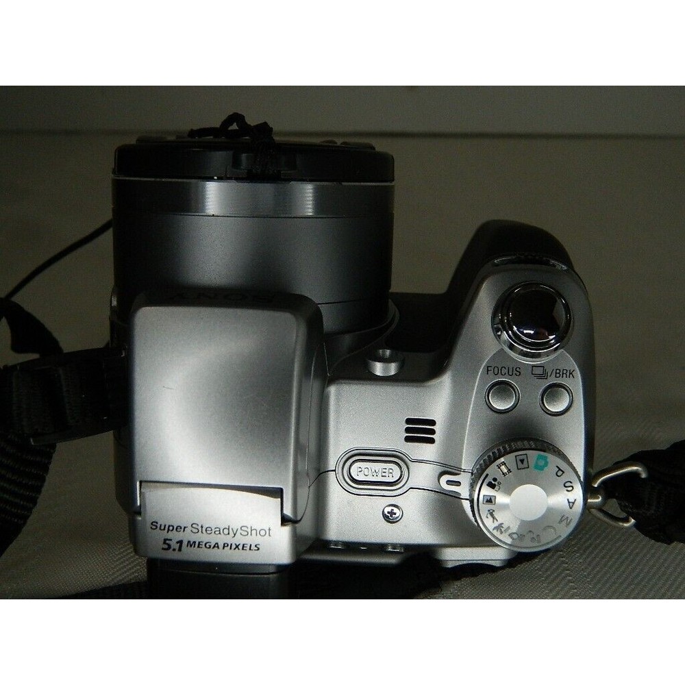 Sony Cybershot Super Steady Shot DCS-H1 5.1MP 12X Optical Zoom w/Case & USB Cord - Picture 14 of 16